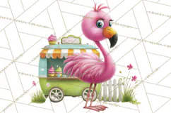 Cute Animals Food Truck Clipart PNG Product Image 4