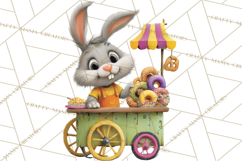Cute Animals Food Truck Clipart PNG Product Image 3