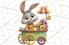 Cute Animals Food Truck Clipart PNG Product Image 3