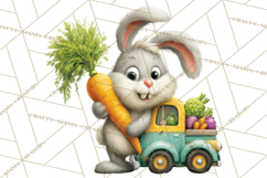 Cute Animals Food Truck Clipart PNG Product Image 5