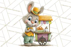 Cute Animals Food Truck Clipart PNG Product Image 2