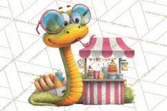 Cute Animals Food Truck Clipart PNG Product Image 2