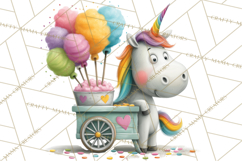 Cute Animals Food Truck Clipart PNG Product Image 5