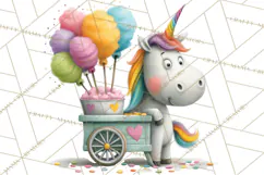 Cute Animals Food Truck Clipart PNG Product Image 5