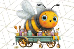Cute Animals Food Truck Clipart PNG Product Image 5