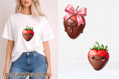 Chocolate fruit sublimation | Chocolate fruit clipart PNG Product Image 1