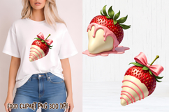 Chocolate fruit sublimation | Chocolate fruit clipart PNG Product Image 1