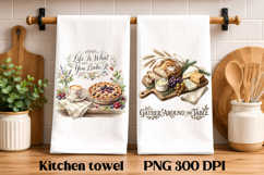 Bakery Kitchen Towels PNG design Product Image 1
