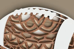 Sports laser cut file - American Football Mandala Product Image 3
