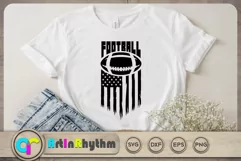 America flag football logo svg Product Image 2