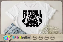 Football player ball logo svg Product Image 2
