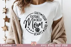 football and cheer mom 
