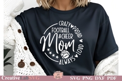 football and cheer mom 