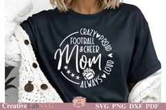 football and cheer mom 