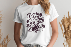 Football and Fall Yall SVG, Cute Fox Autumn Game Day PNG Product Image 3