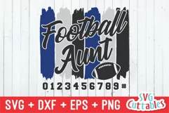 Football SVG | Football Aunt | Shirt Design Product Image 2