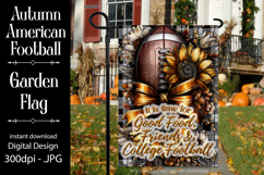 Football Garden Flag, Autumn Season Football Garden Flag, d2 Product Image 1
