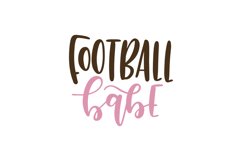 Football Babe SVG Cut File Product Image 1