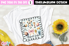 Football babe Sublimation Design