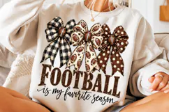 Football Bow Game Day PNG Product Image 3
