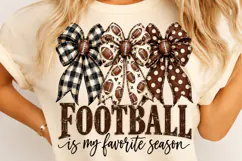 Football Bow Game Day PNG Product Image 4
