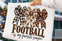 Football Bow Game Day PNG Product Image 5