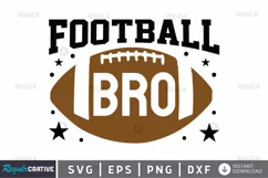 Football bro SVG, Football SVG Design Product Image 1