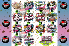 Game Day Football Coquette Png Product Image 3