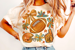 Football PNG, Football Fall Autumn PNG, Football Mom PNG Product Image 2