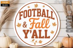Fall Round Sign SVG Bundle | Farmhouse Autumn SVG Bundle Product Image 3