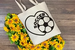 Football SVG Design for T-shirts, Bags, Pillows, Decals, Porch Signs. Beautiful Soccer Fan Design for Cricut and Silhouette Machines