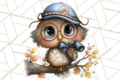 Fall Football Woodland Animals PNG Clipart Product Image 5