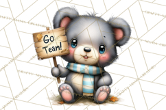 Fall Football Woodland Animals PNG Clipart Product Image 4