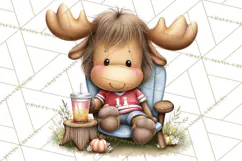 Fall Football Woodland Animals PNG Clipart Product Image 5