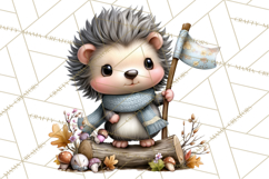 Fall Football Woodland Animals PNG Clipart Product Image 5