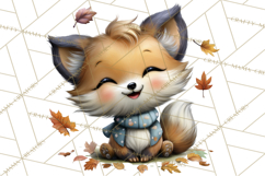 Fall Football Woodland Animals PNG Clipart Product Image 5
