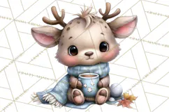 Fall Football Woodland Animals PNG Clipart Product Image 3