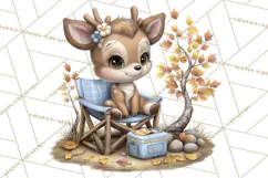 Fall Football Woodland Animals PNG Clipart Product Image 4