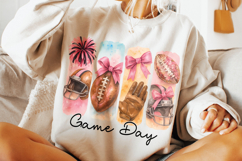 Football PNG, Football Mama PNG, Game Day PNG, Sports PNG Product Image 3