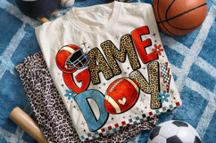 Football Game Day PNG, Football Mama PNG, Sports PNG Clipart Product Image 1