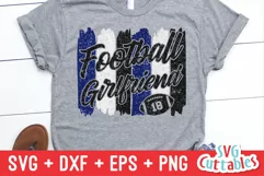 Football SVG | Football Girlfriend | Shirt Design Product Image 1