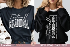 Crazy Proud Always Loud Football Grandma, Grandma SVG Product Image 4