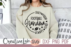 football grandma svg 