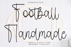 Football Handmade Product Image 1
