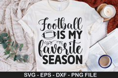 Football SVG Design - Football is my favorite season Product Image 4