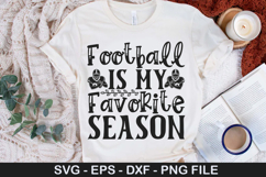 Tailgates and Touchdowns SVG - Football is My Favorite Product Image 3