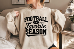 Football Is My Favorite Season SVG | American Football SVG Product Image 2