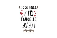 Football Is My Favorite Season SVG Cut File Product Image 1