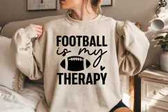 Football Is My Therapy SVG | American Football SVG Product Image 2