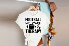 Football Is My Therapy SVG | American Football SVG Product Image 3